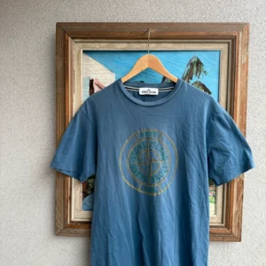 Stone Island Koszulka Niebieska T-shirt L Vintage Streetwear - zdjęcie 3