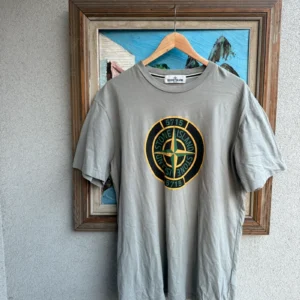 Stone Island Koszulka z Logo Szara XL Vintage Streetwear - zdjęcie 3