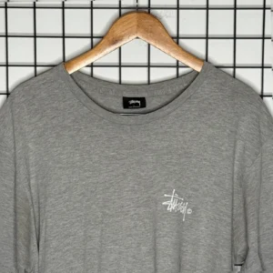 Stüssy Koszulka Szara Nadruk XL Vintage Streetwear - zdjęcie 4