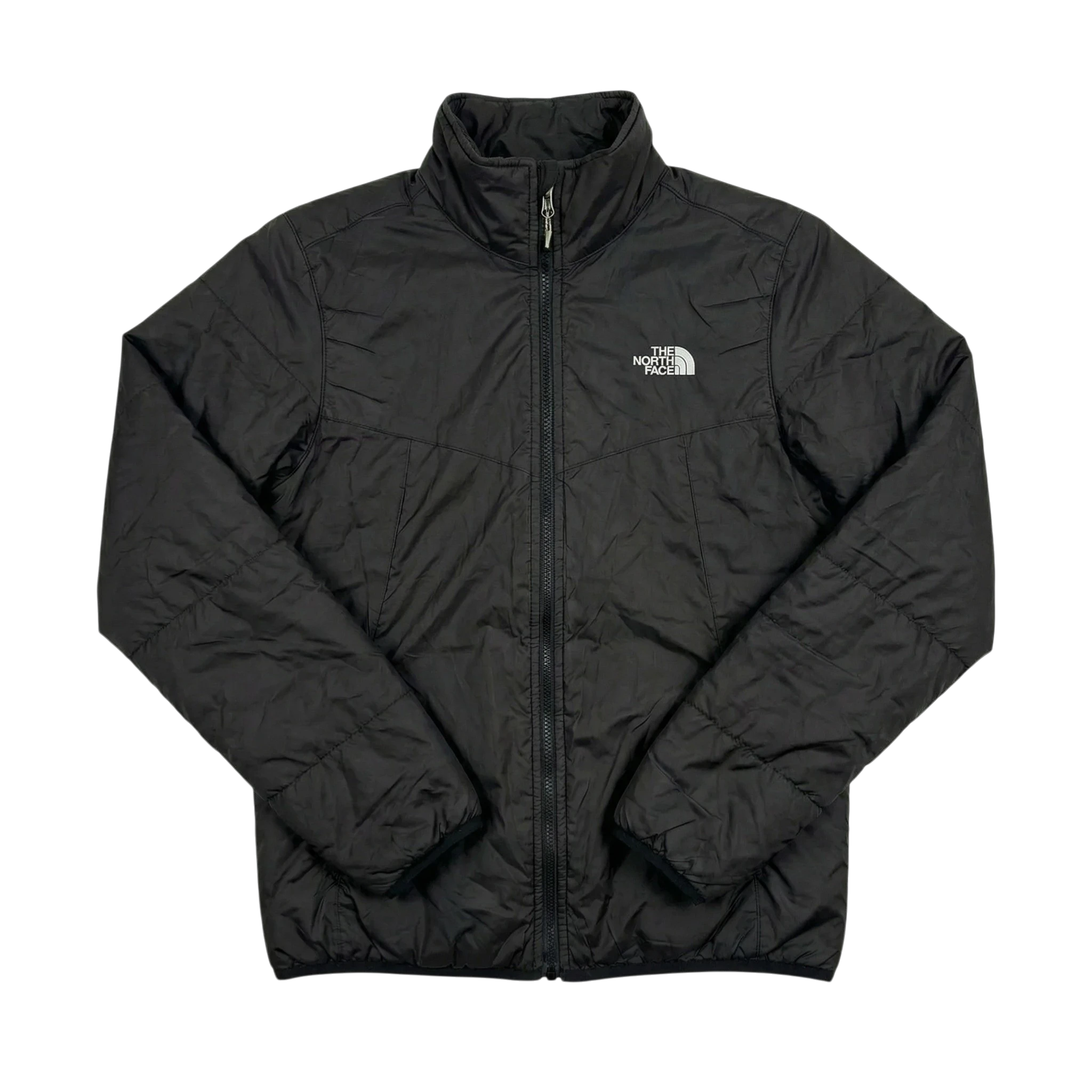The North Face Kurtka Puchowa M Vintage Streetwear Czarna - widok ogólny przód vintage
