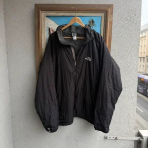 The North Face Kurtka Puchowa XXL Vintage Streetwear CZARNA - zdjęcie 2