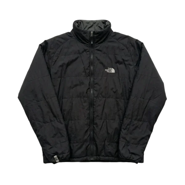 The North Face Kurtka Puchowa XXL Vintage Streetwear CZARNA - widok ogólny przód vintage