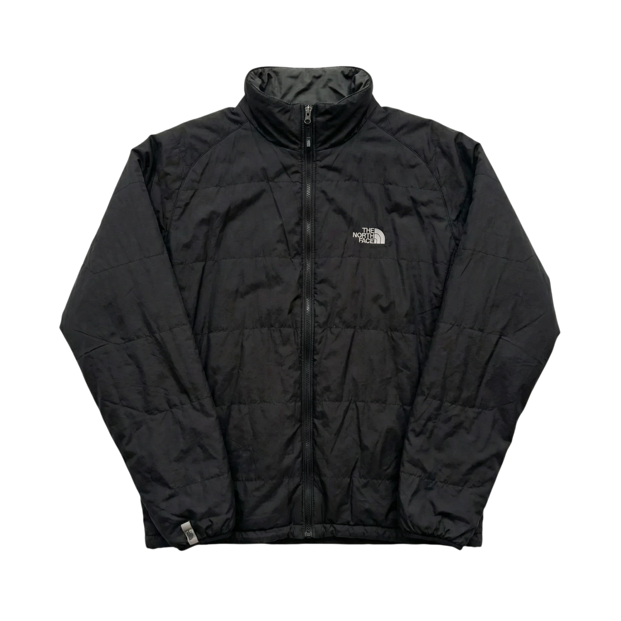 The North Face Kurtka Puchowa XXL Vintage Streetwear CZARNA - widok ogólny przód vintage