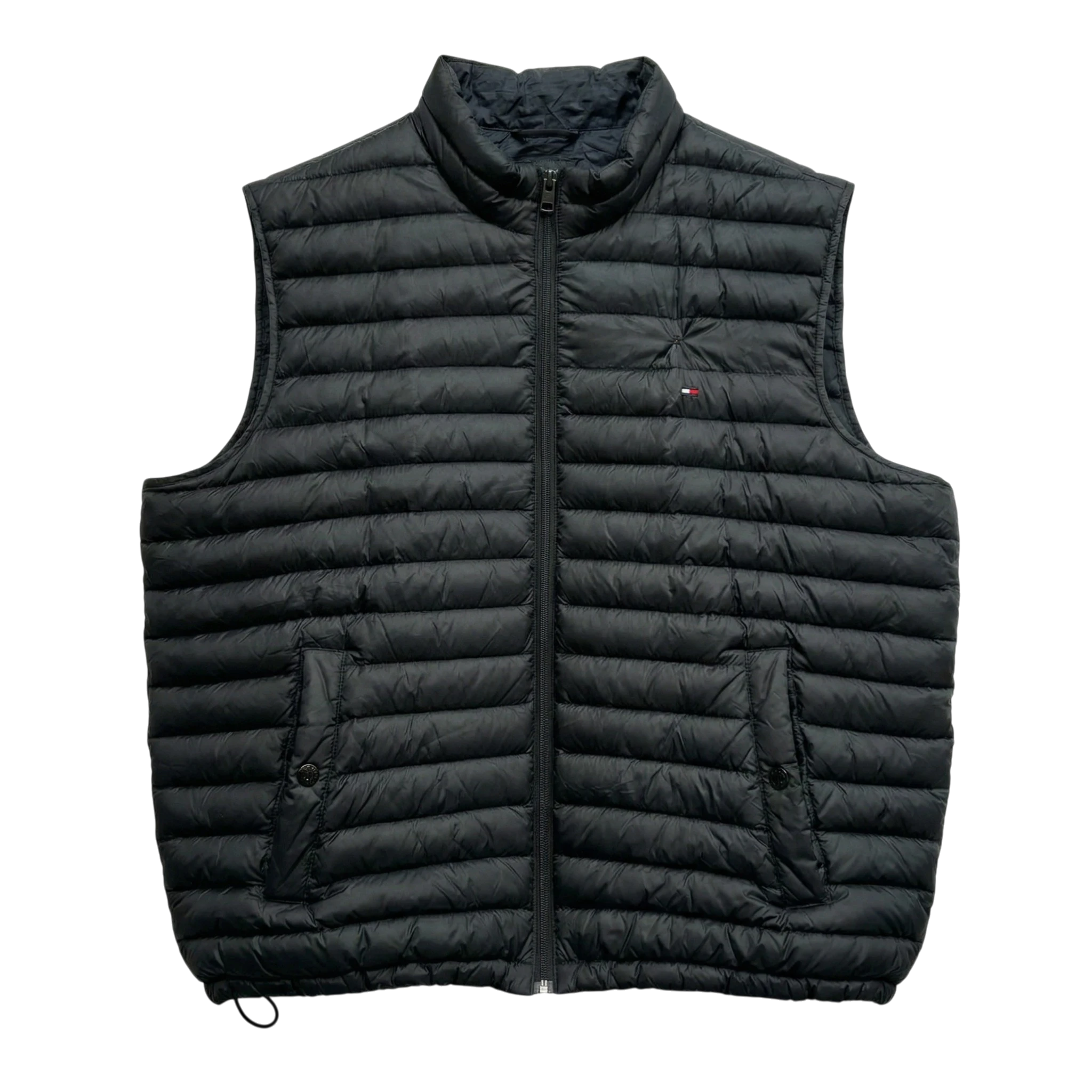 Tommy Hilfiger Kamizelka Puchowa XXXL Vintage Streetwear - widok ogólny przód vintage