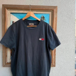 Tommy Hilfiger Koszulka Logo Granatowa XXL Vintage Retro - zdjęcie 3
