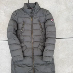 Tommy Hilfiger Kurtka Parka Puchowa M Vintage Streetwear - zdjęcie 4