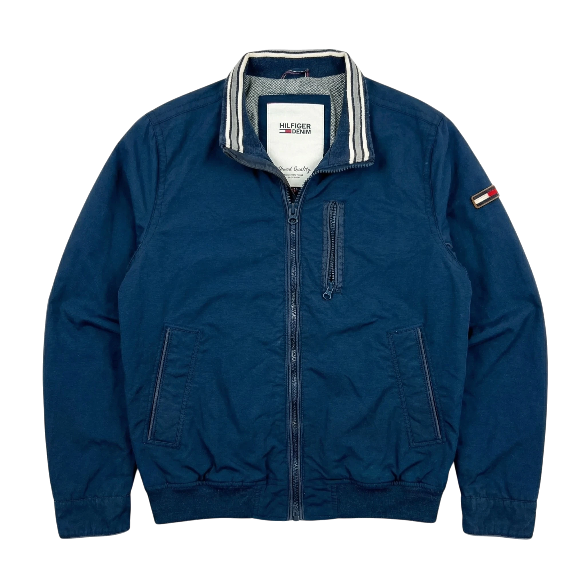 Tommy Hilfiger Kurtka Przeciwdeszczowa XL Vintage Streetwear - widok ogólny przód vintage