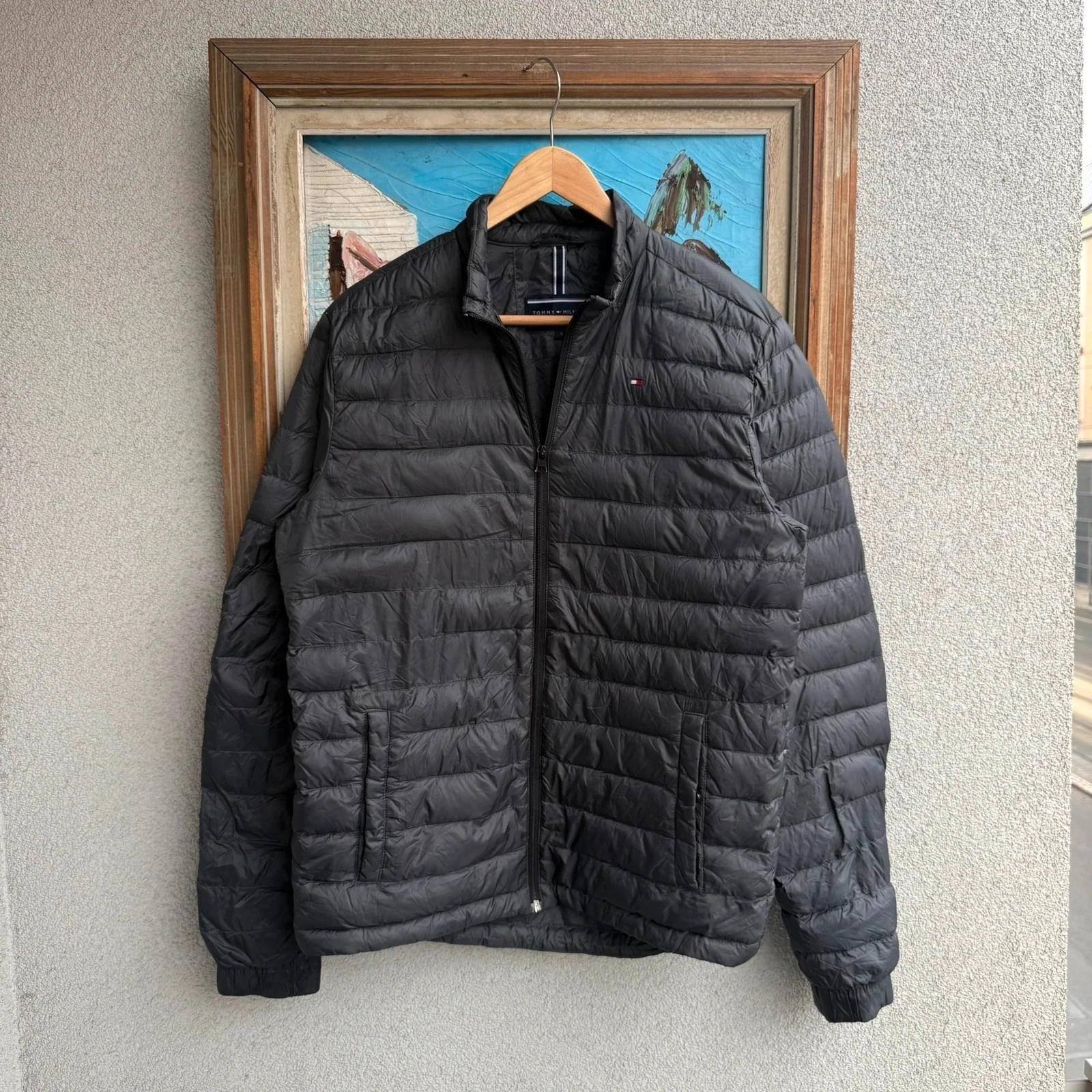 Tommy Hilfiger Kurtka Puchowa Ocieplana M Vintage Retro - widok ogólny przód vintage