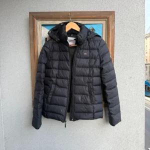 Tommy Hilfiger Kurtka Puchowa Ocieplana M Vintage Streetwear - zdjęcie 2