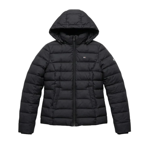 Tommy Hilfiger Kurtka Puchowa Ocieplana M Vintage Streetwear - widok ogólny przód vintage