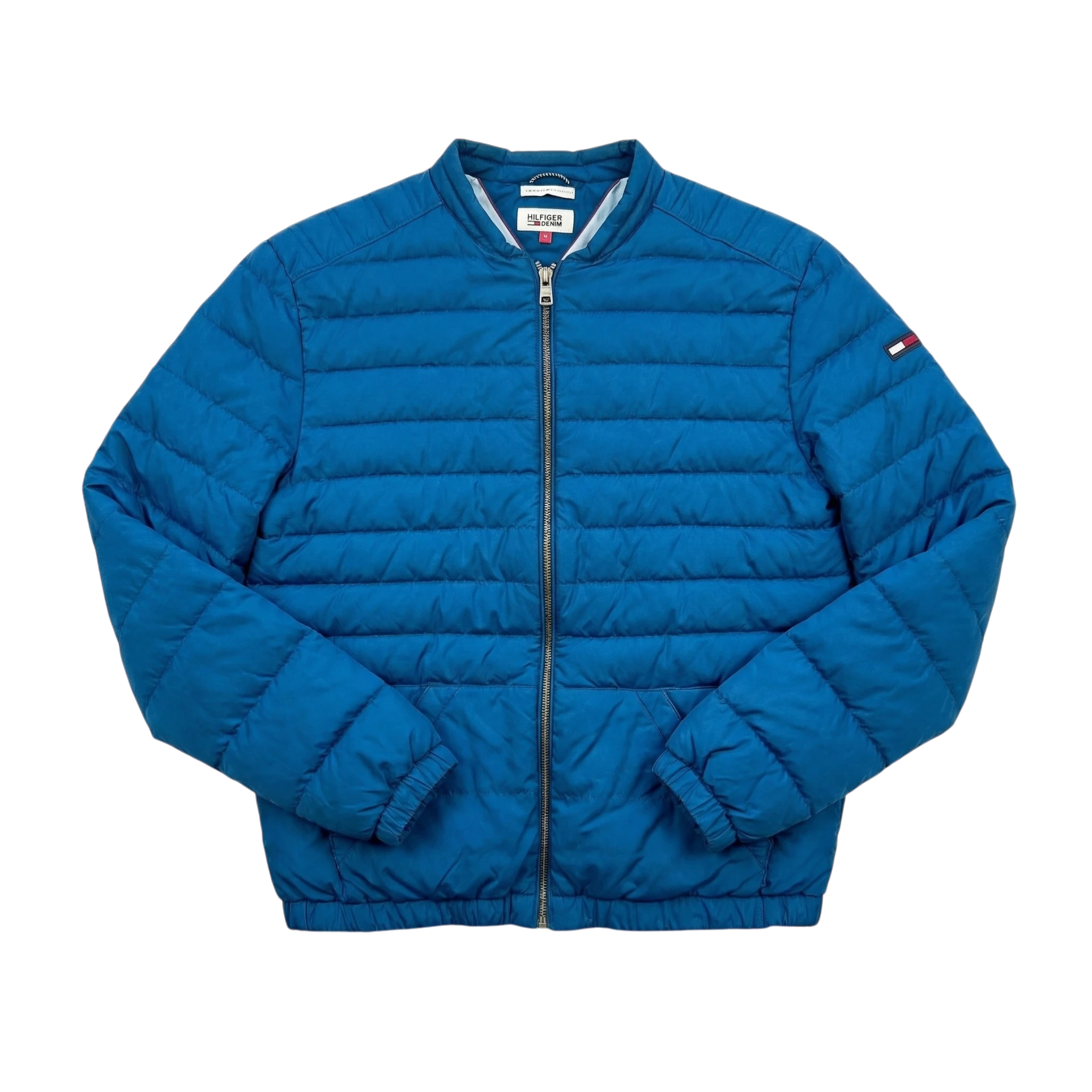 Tommy Hilfiger Kurtka Puchowa XL Vintage Streetwear - widok ogólny przód vintage