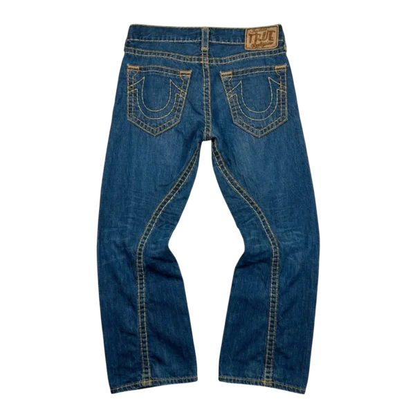 True Religion Jeansy Szerokie Fat Stitch XL Vintage Retro - widok ogólny przód vintage