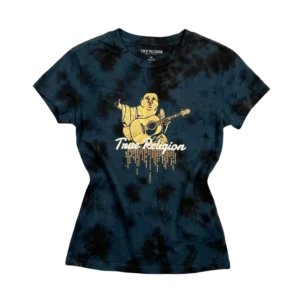 True Religion Koszulka Camo XXXS Vintage Streetwear - widok ogólny przód vintage