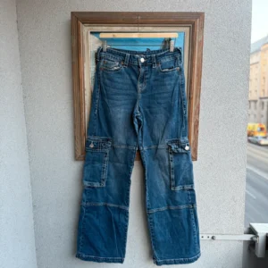 True Religion Spodnie Cargo Jeansy L Vintage Streetwear - zdjęcie 3