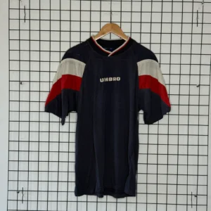 Umbro Koszulka Haft Vintage 90s Kolorowa XL Streetwear Retro - zdjęcie 2