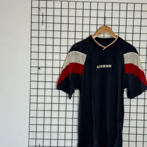 Umbro Koszulka Haft Vintage 90s Kolorowa XL Streetwear Retro - zdjęcie 3
