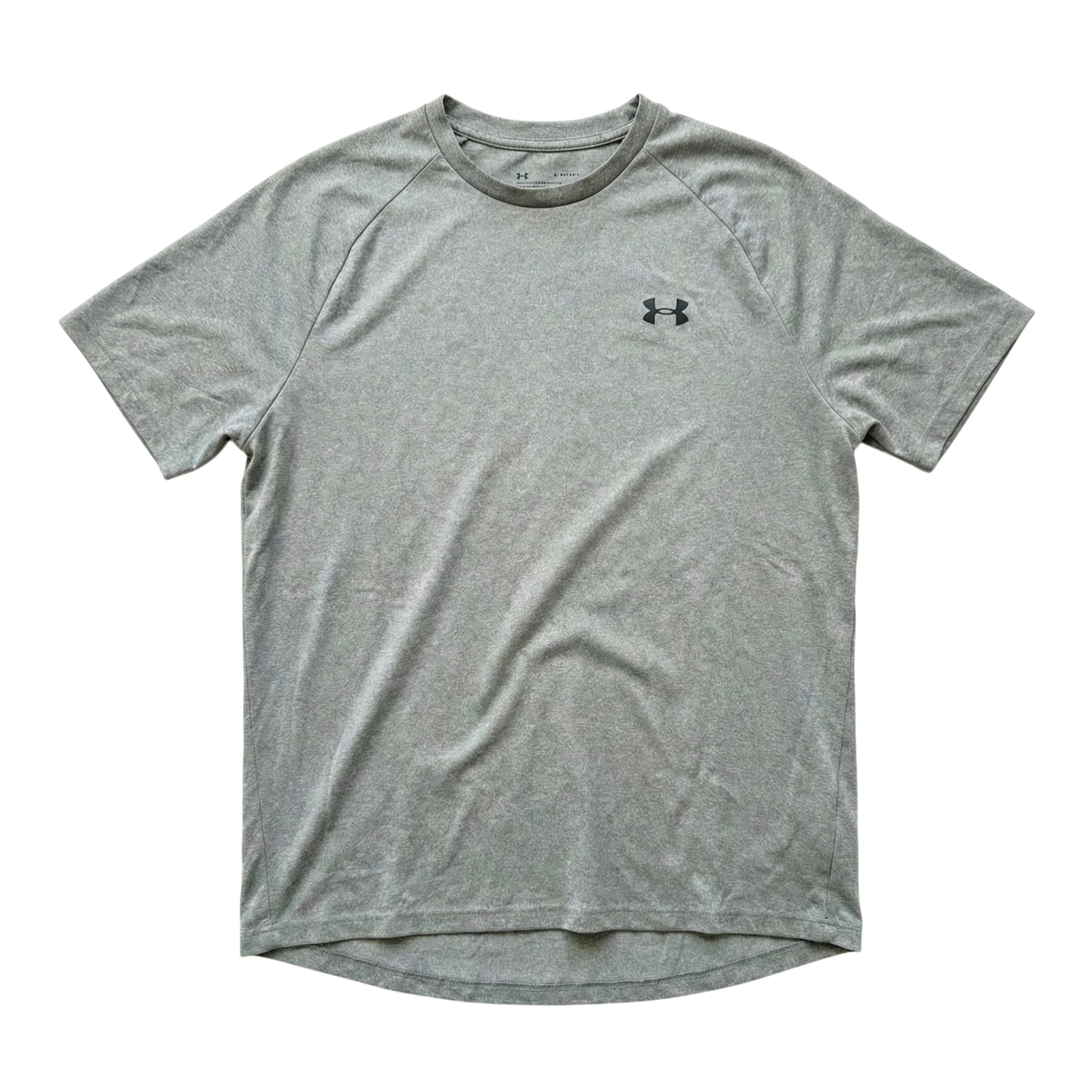 Under Armour Koszulka Sportowa Szara L Vintage Streetwear - widok ogólny przód vintage
