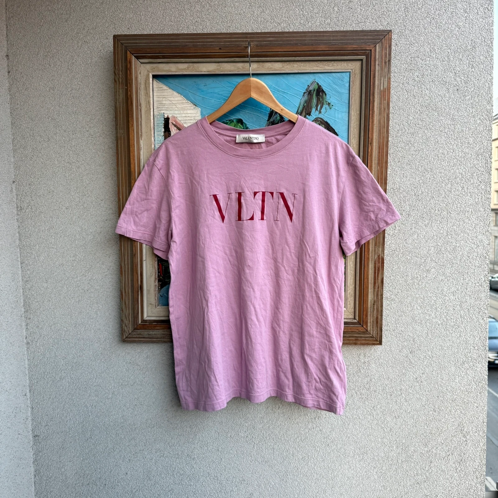 Valentino Koszulka VLTN M Vintage Streetwear - widok ogólny przód vintage