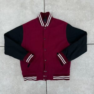 Varsity Kurtka Bomberka Welniana XL Vintage Streetwear - zdjęcie 2