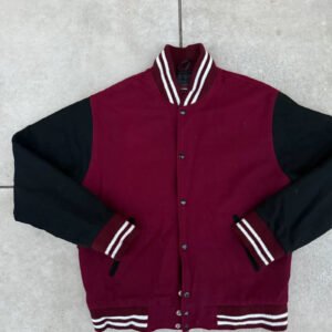 Varsity Kurtka Bomberka Welniana XL Vintage Streetwear - zdjęcie 4