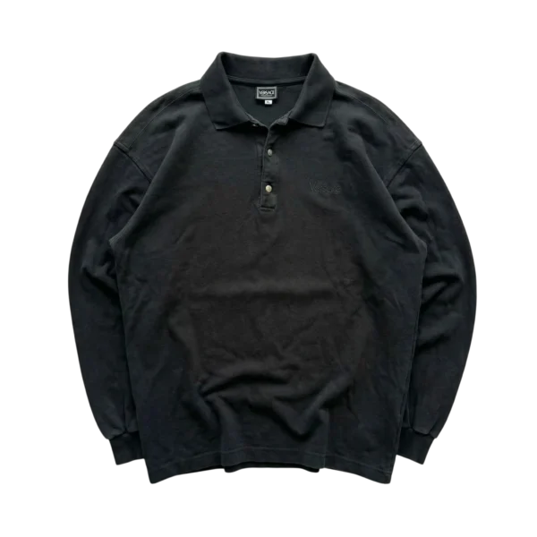 Versace Bluza z Kołnierzem XL Vintage Streetwear - widok ogólny przód vintage