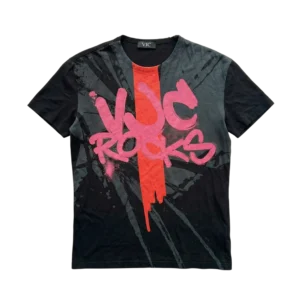 Versace Jeans Koszulka T-shirt Grafika XL Vintage Streetwear - widok ogólny przód vintage