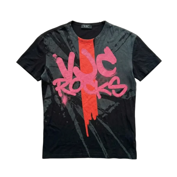 Versace Jeans Koszulka T-shirt Grafika XL Vintage Streetwear - widok ogólny przód vintage