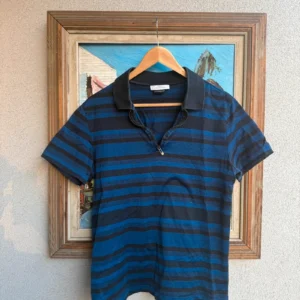 Versace Koszulka Polo w Paski L Vintage Streetwear - zdjęcie 3