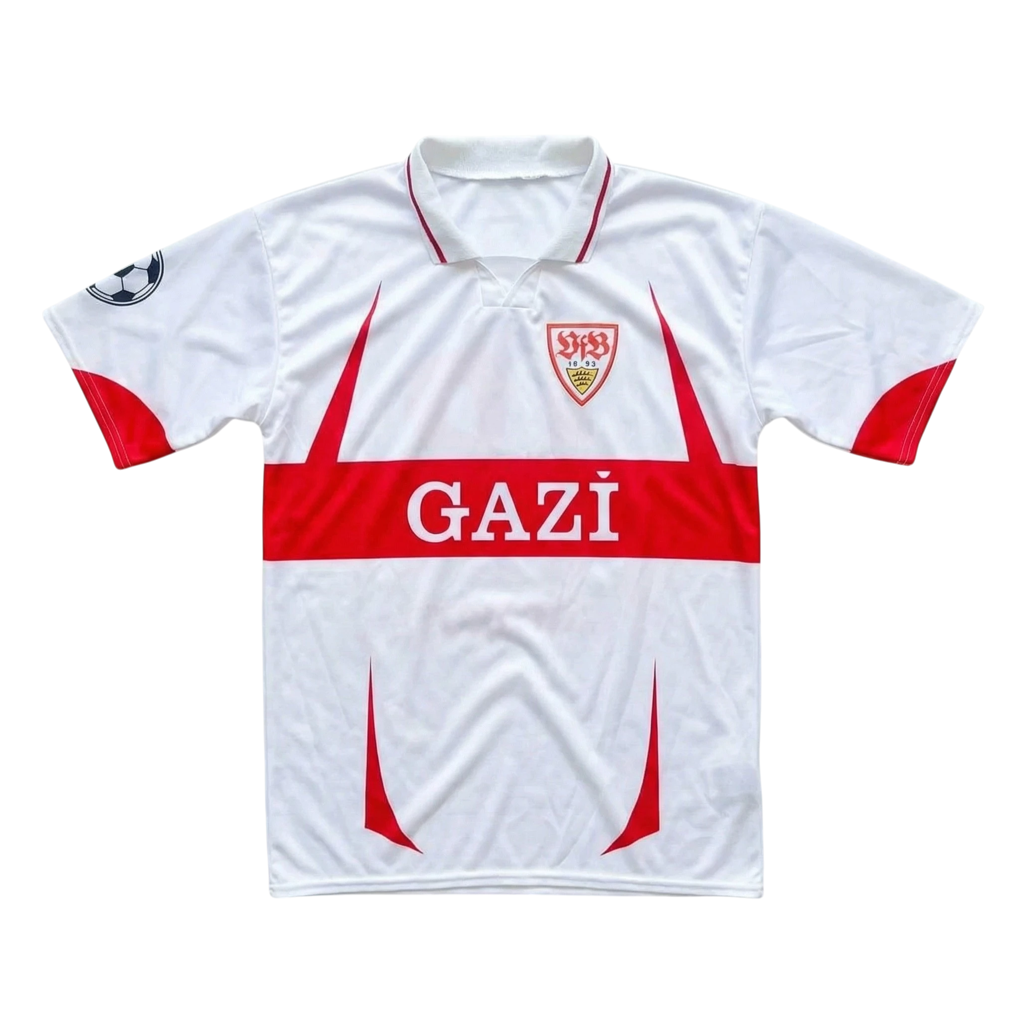 VfB Stuttgart Koszulka Piłkarska 2004 Kuranyi L Vintage - widok ogólny przód vintage