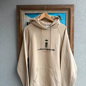 Vintage Love Bluza Hoodie Beżowa XL Vintage Streetwear - zdjęcie 3