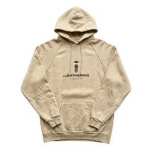 Vintage Love Bluza Hoodie Beżowa XL Vintage Streetwear - widok ogólny przód vintage