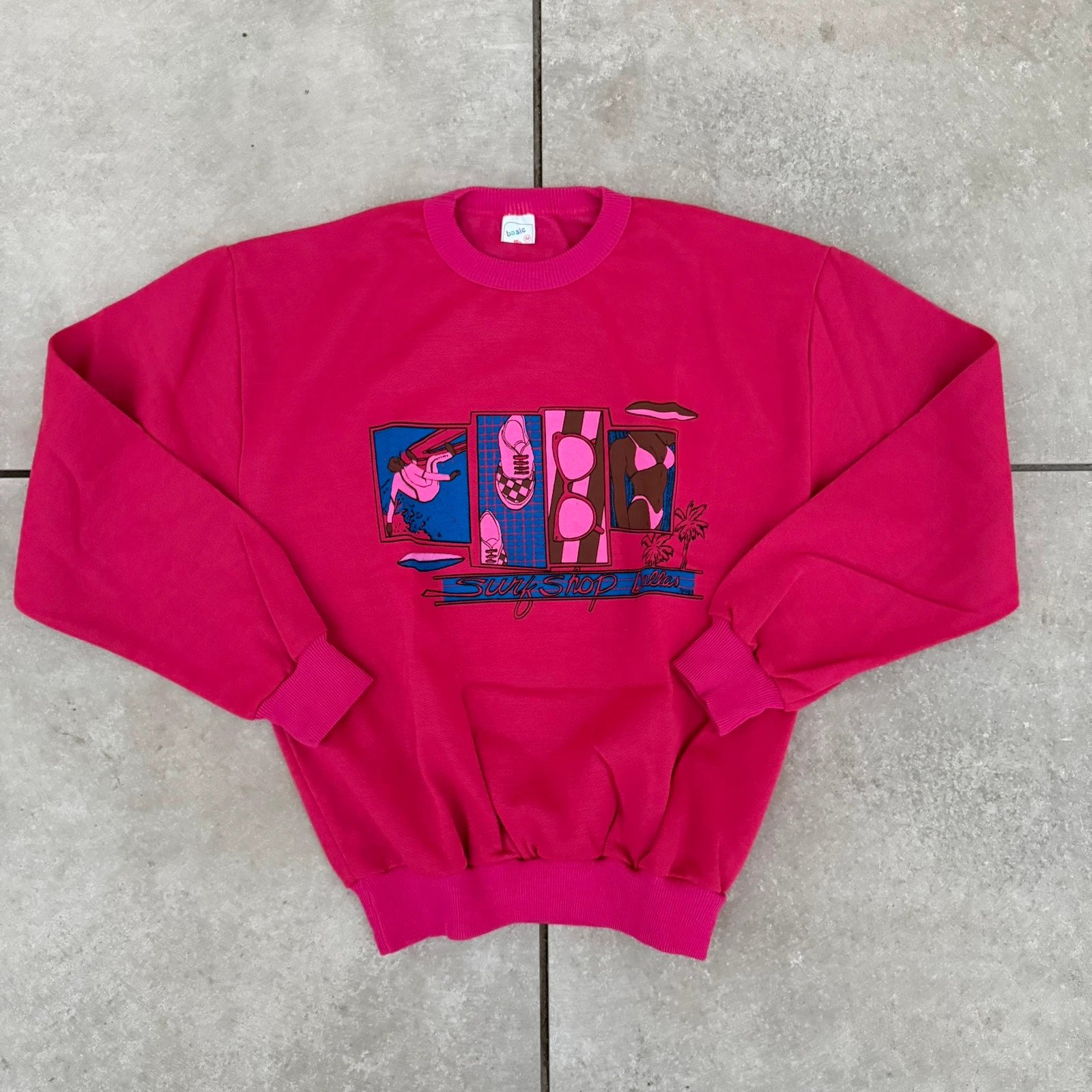 Vintage Love Bluza Vice City L Vintage Retro Streetwear - widok ogólny przód vintage