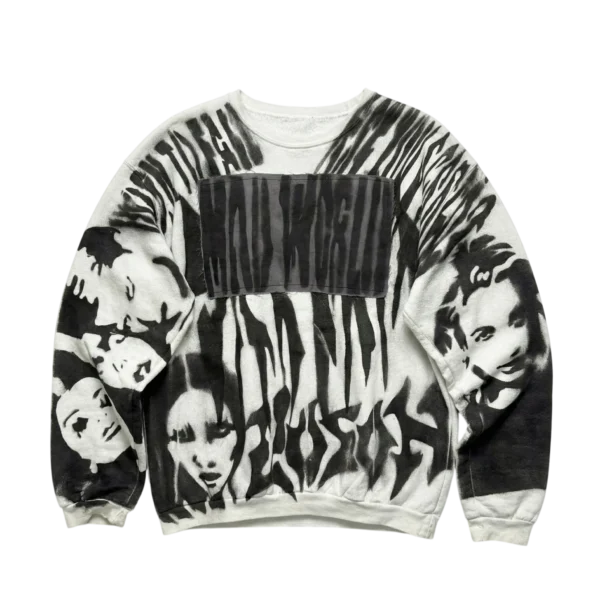 Vintage Love Bluza z Nadrukiem XL Vintage Streetwear - widok ogólny przód vintage