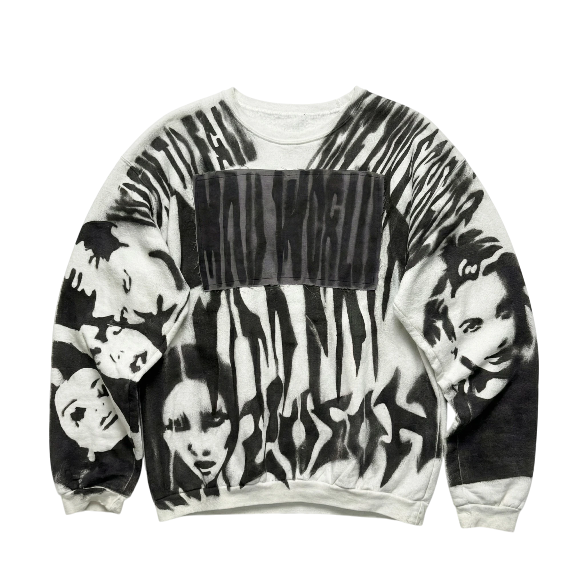 Vintage Love Bluza z Nadrukiem XL Vintage Streetwear - widok ogólny przód vintage