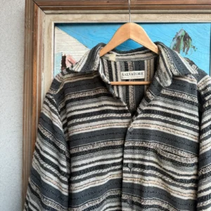 Vintage Love Koszula Overshirt W Paski XL Vintage Streetwear - zdjęcie 4