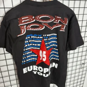 Vintage Love Koszulka Band Tee Bon Jovi L Vintage Streetwear - zdjęcie 3