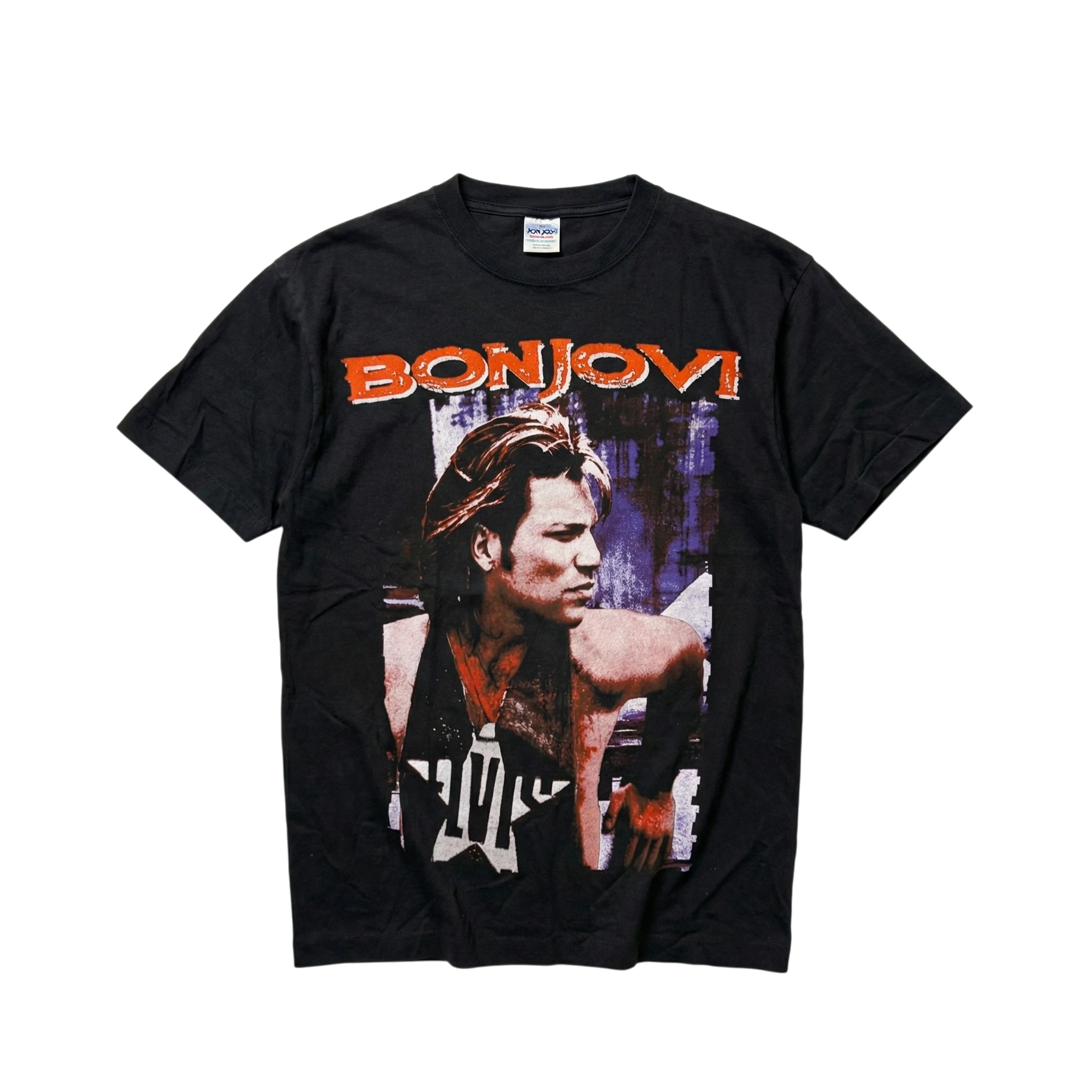 Vintage Love Koszulka Band Tee Bon Jovi L Vintage Streetwear - widok ogólny przód vintage