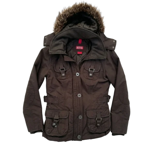Vintage Love Kurtka Bomberka Faux Fur XXXS Vintage Retro - widok ogólny przód vintage