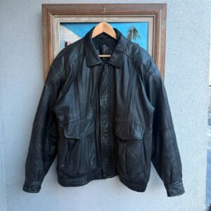 Vintage Love Kurtka Bomberka Skóra XL Vintage Retro Streetwear - zdjęcie 2