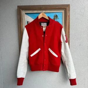 Vintage Love Kurtka Bomberka Skórzana M Vintage Streetwear - zdjęcie 3