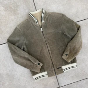 Vintage Love Kurtka Bomberka Sztruksowa L Vintage Retro - zdjęcie 3