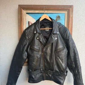Vintage Love Kurtka Ramoneska Skóra XL Vintage Streetwear - zdjęcie 4