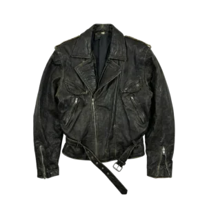 Vintage Love Kurtka Ramoneska Skórzana Biker XL Vintage - widok ogólny przód vintage
