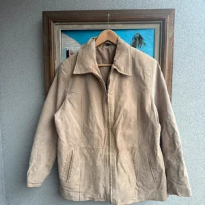 Vintage Love Kurtka Skórzana Beżowa XL Vintage Streetwear - zdjęcie 4