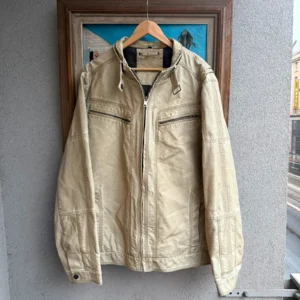Vintage Love Kurtka Skórzana Beżowa XXL Vintage Streetwear - zdjęcie 2