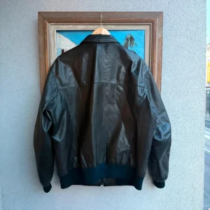 Vintage Love Kurtka Skórzana Bomberka L Vintage Streetwear - zdjęcie 4
