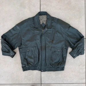 Vintage Love Kurtka Skórzana Bomberka XXL Vintage Streetwear - zdjęcie 2