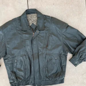 Vintage Love Kurtka Skórzana Bomberka XXL Vintage Streetwear - zdjęcie 4