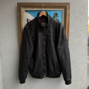 Vintage Love Kurtka Skórzana Czarna L Vintage Streetwear - zdjęcie 2
