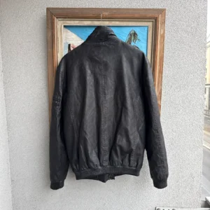 Vintage Love Kurtka Skórzana Czarna L Vintage Streetwear - zdjęcie 3